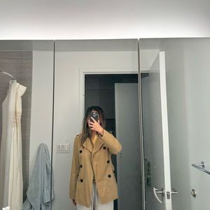 Max Mara cropped trench coat